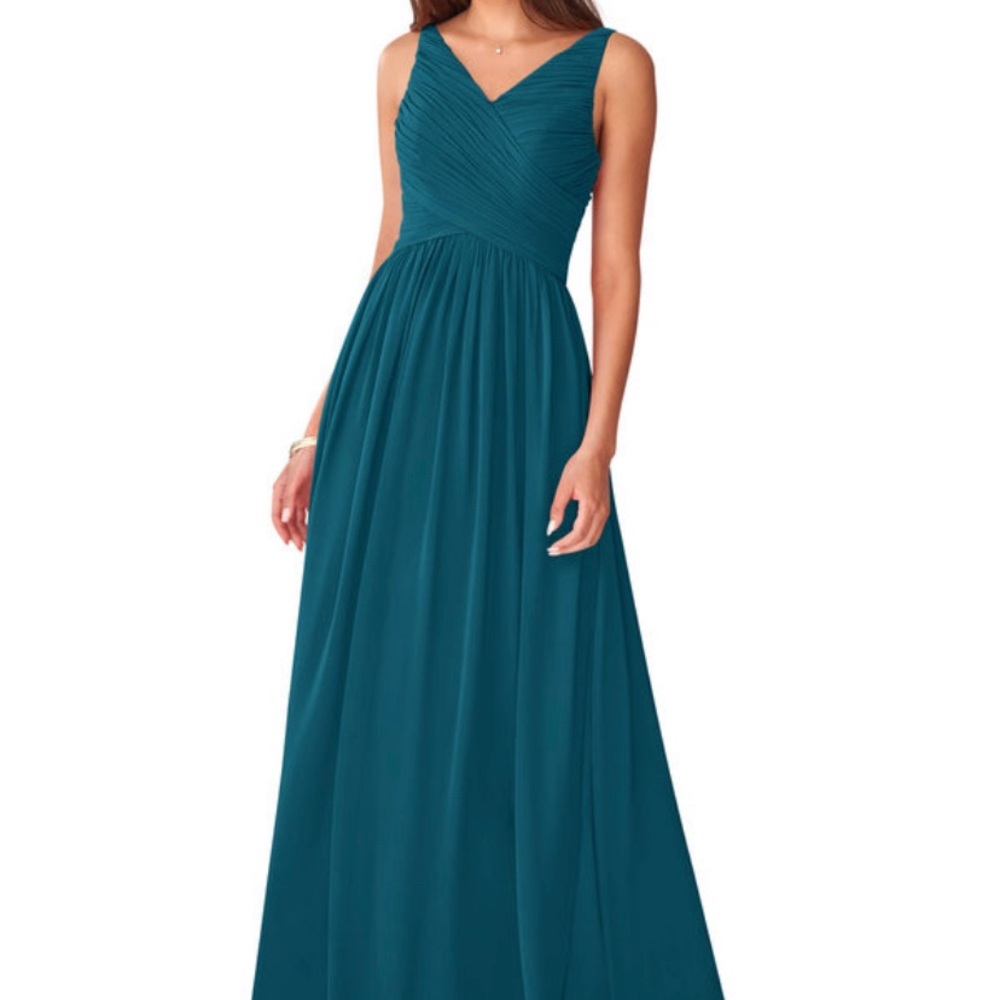 Bridesmaid dress: Azazie Elaine - Ink